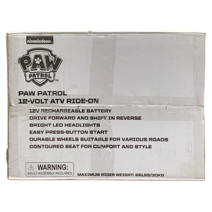 Licensed Character 12-Volt Rechargeable Battery-Powered ATV Ride On, up to 66lbs