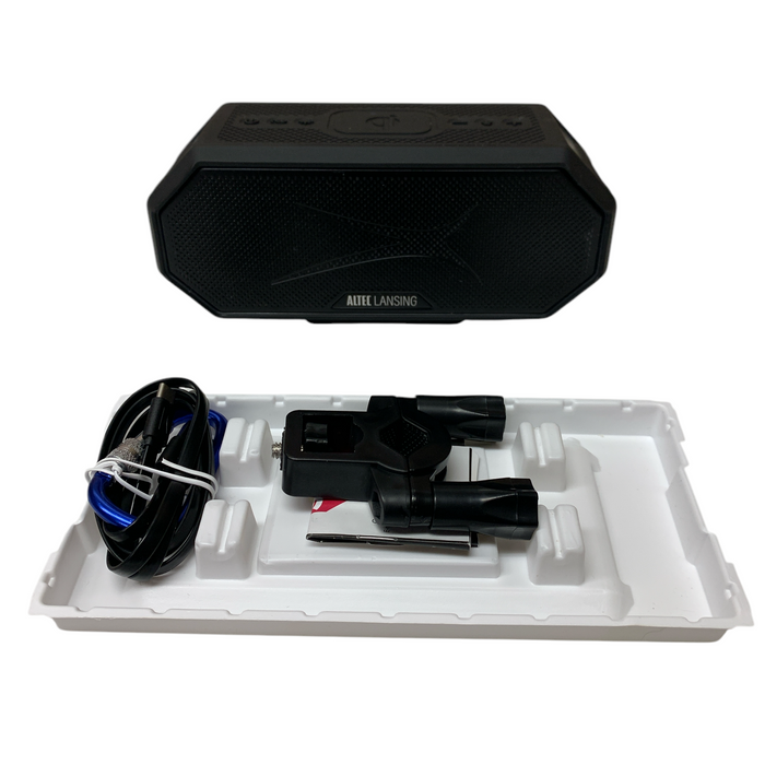 Altec Lansing HydraBlast Mag EverythingProof Bluetooth Portable Speaker, Black