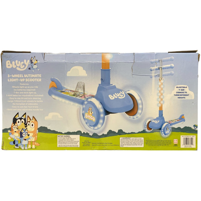 Licensed Kids Easy Balance Adjustable Light-Up Three-Wheeled Kick Scooter