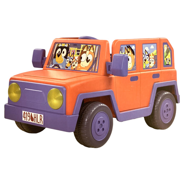 Bluey Heeler Family 12-Volt Battery Powered Ride-On, Ages 3+, 66lb. Max Weight