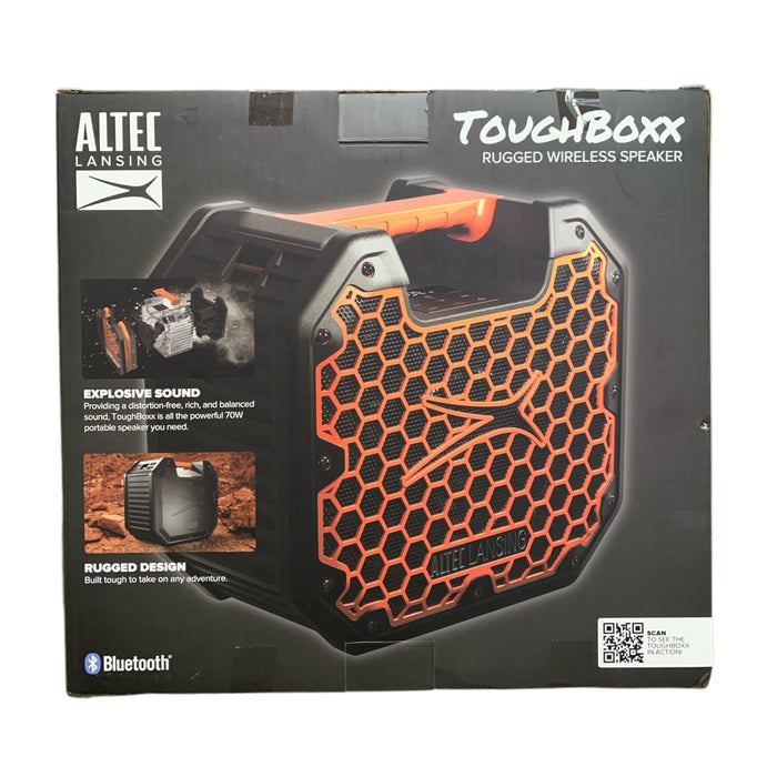 Altec Lansing ToughBoxx Rugged Wireless Speaker, 70W, 6.5" Woofer, 2.5" Tweeter