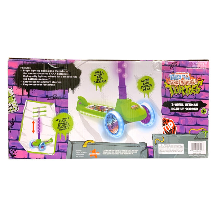 Licensed Character 3-Wheel Ultimate Light Up Scooter with Tilt and Turn Steering