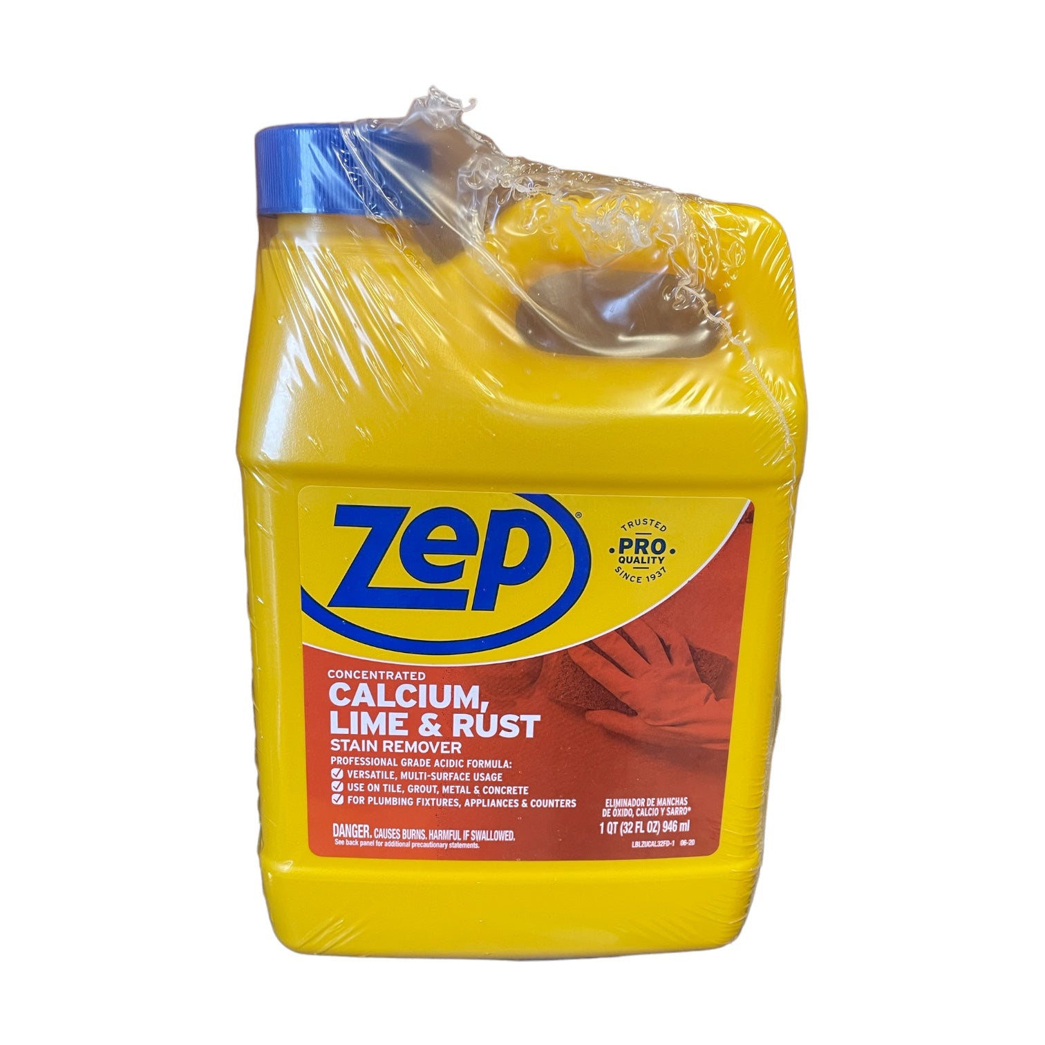 Zep Calcium, Lime and Rust Liquid Stain Remover, 32 oz, Hardwood Floor