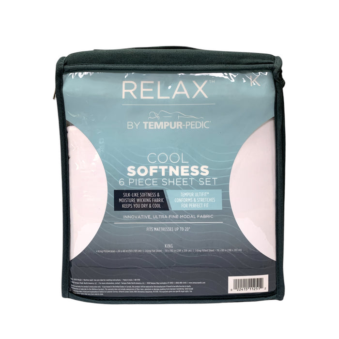 RELAX by Tempur-pedic Cool Softness 6 Piece Ultra-Fine Modal Sheet Set