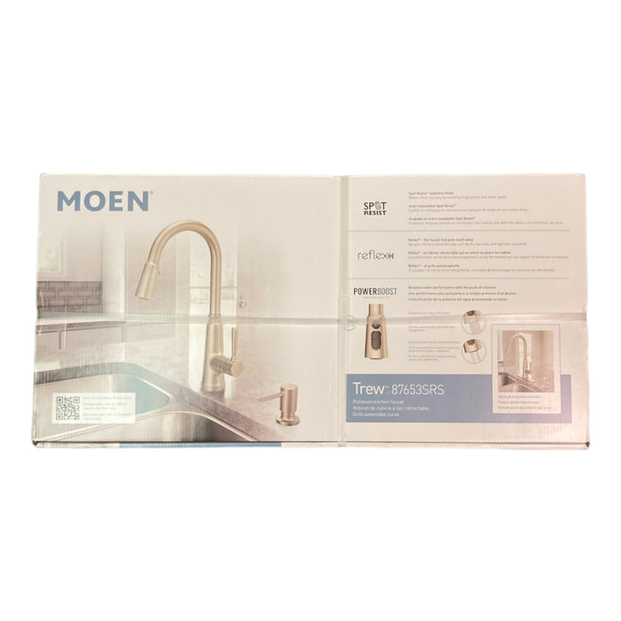 Moen Trew Spot Resist Stainless Single Handle Pulldown Kitchen Faucet