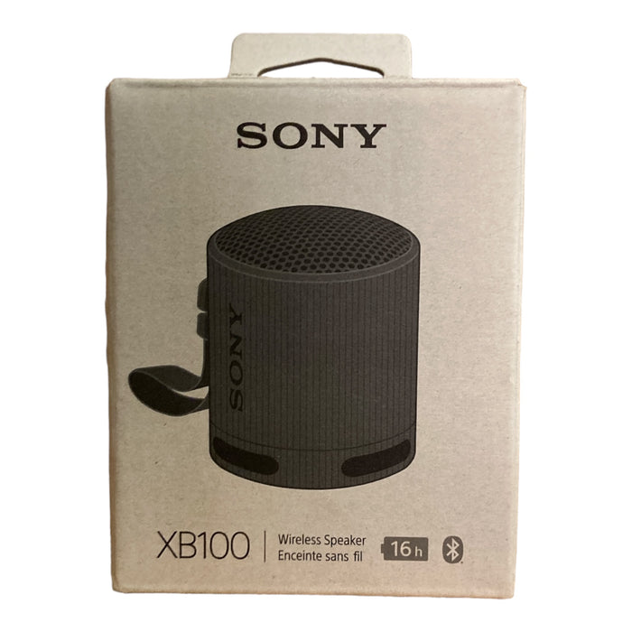 Sony SRSXB100B XB100 Portable-Bluetooth Speaker (Black)