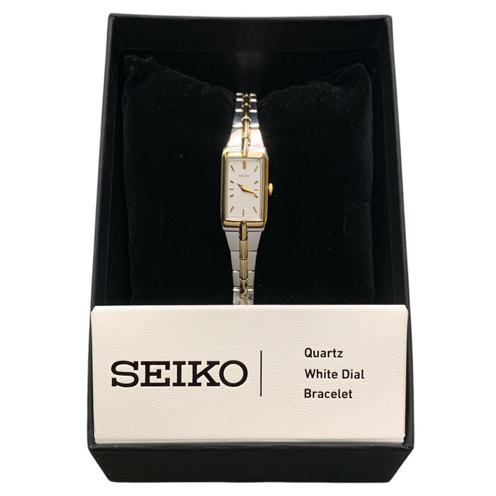 Seiko Essentials Collection SWR044 Two-Tone Women's Bracelet Timepiece