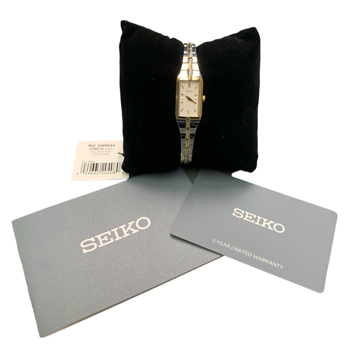 Seiko Essentials Collection SWR044 Two-Tone Women's Bracelet Timepiece