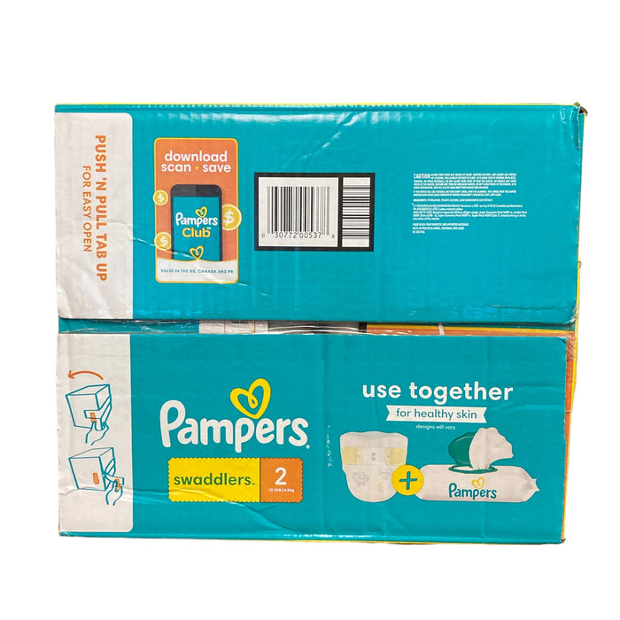 Pampers Swaddlers Diapers Size 2 (12-18 Pounds) 180 Count