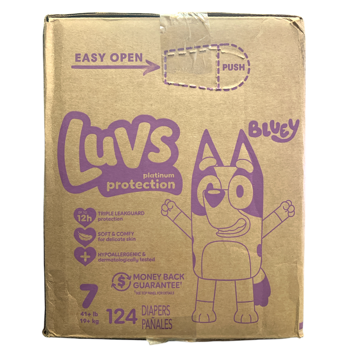Luvs Pro Level Leak Protection Diapers, Size 7 (41+ lbs.), 124ct ...