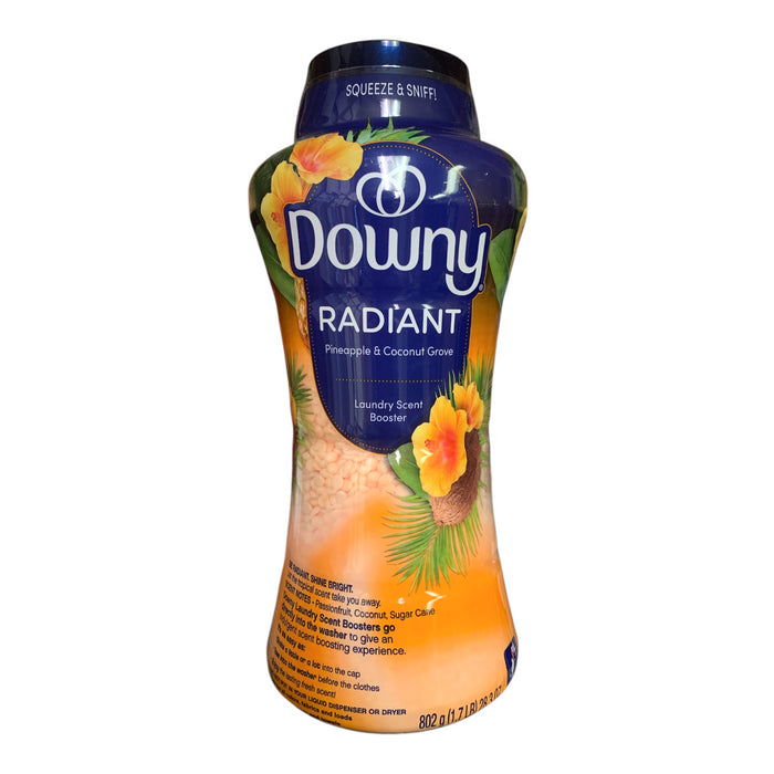 Downy Infusions Radiant Laundry Scent Booster, Pineapple & Coconut Grove, 28.3oz