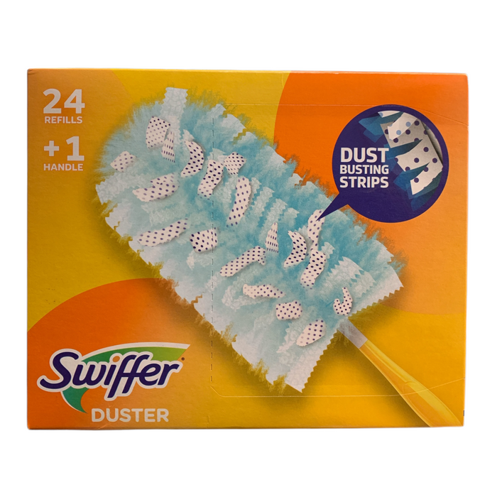 Swiffer Duster Dusting Kit, Unscented, 24 Refills + 1 Handle