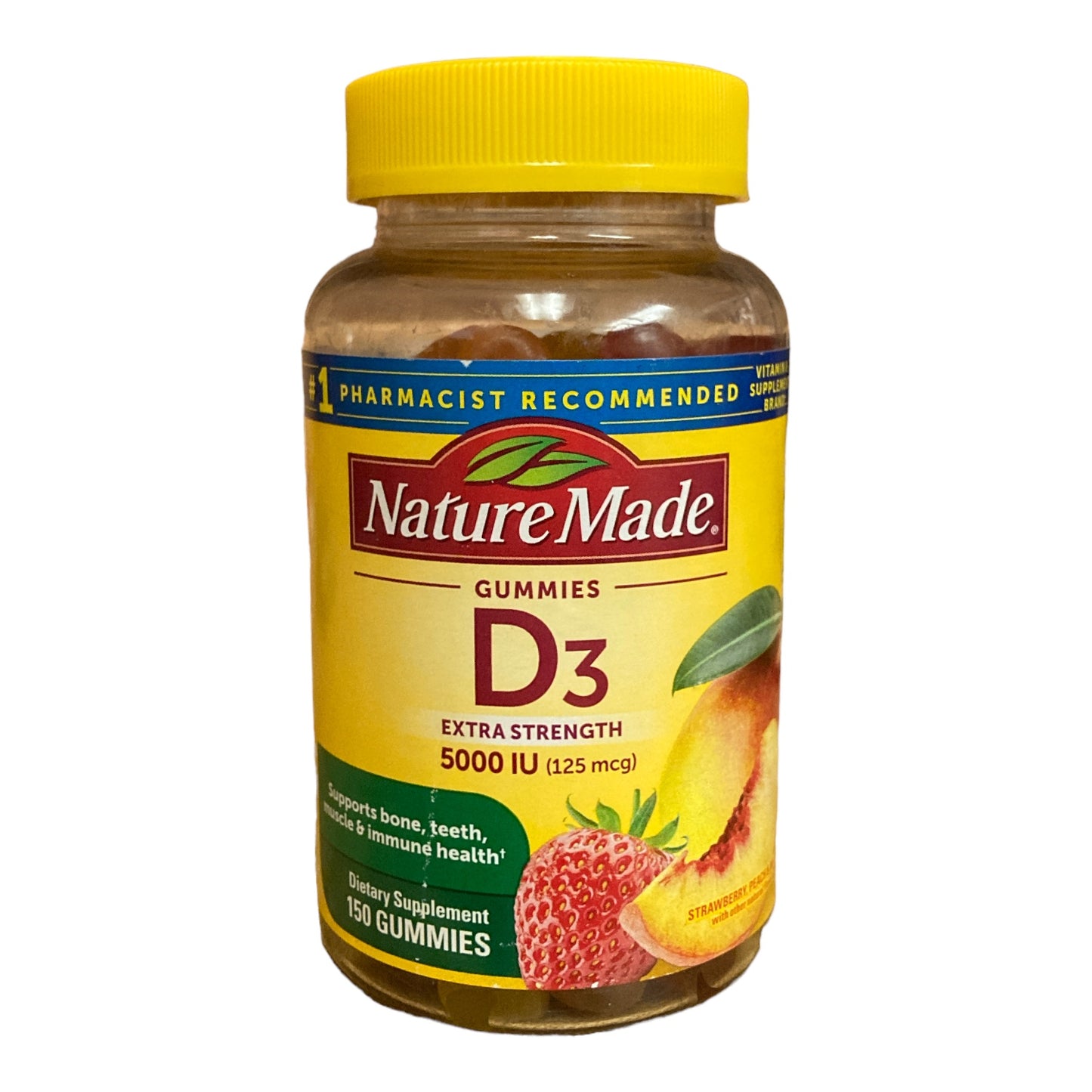 Nature Made Vitamin D3 Gummies 5000 Iu (150 ct.)