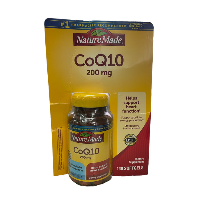 Nature Made CoQ10 f200 mg, 140 Count, Unflavored