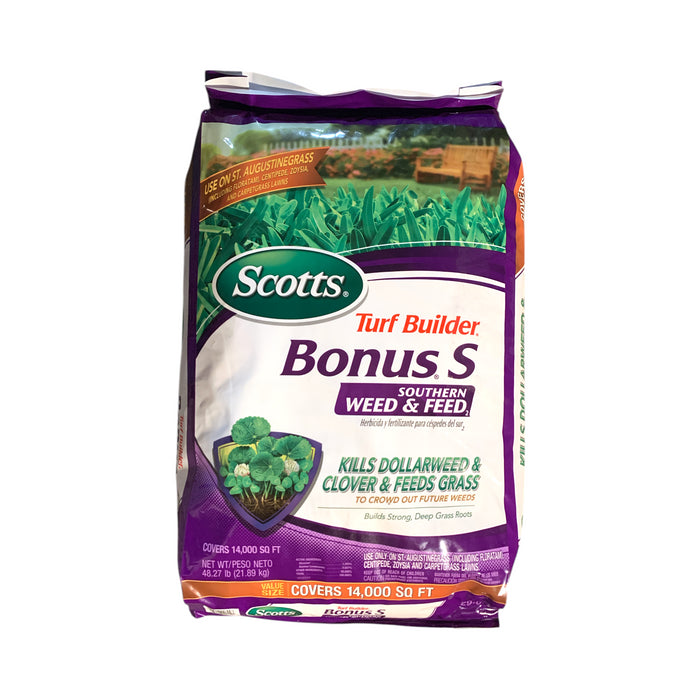 Scotts Turf Builder "Bonus S" Southern Weed & Feed 2, 14,000 Sq. Ft., 48.27lb