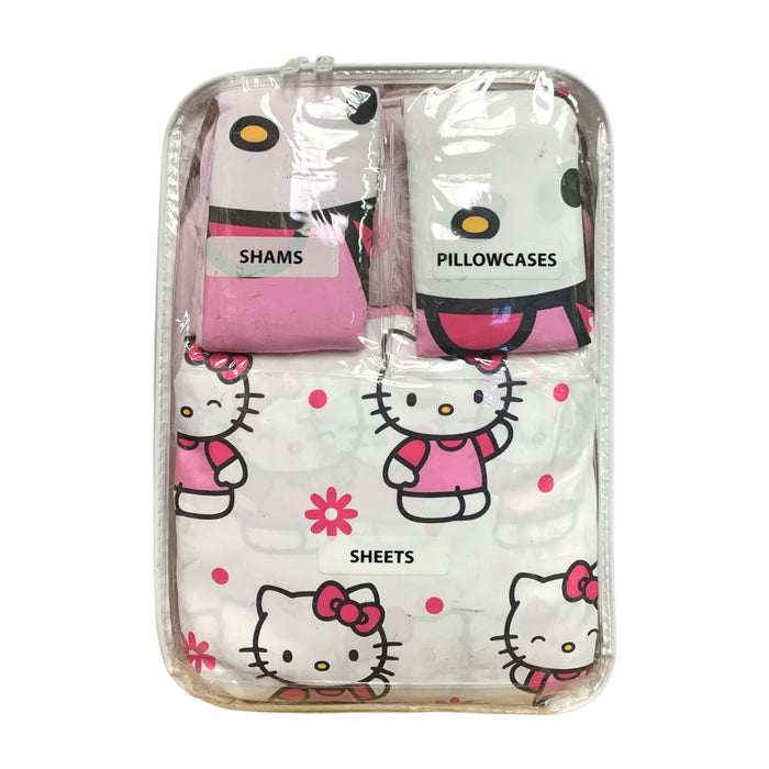 LIcensed Kid's Bed-In-A-Bag Set, 7-Piece Set, Full, Hello Kitty