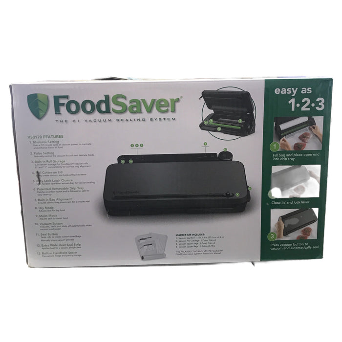 FoodSaver Multi-Use Food Preservation System with Built-in Handheld Sealer