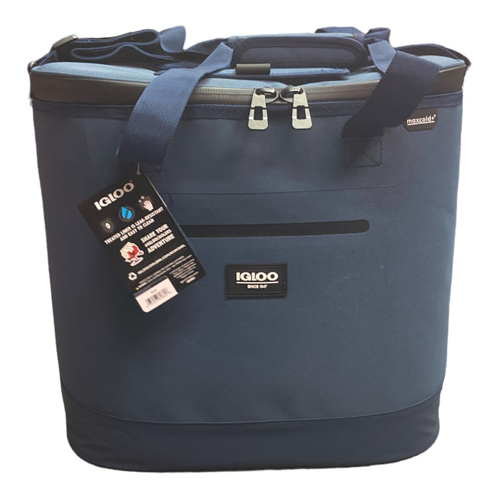 Igloo 30 Can Maxcold+ Fully Insulated Softside Arrow Tote Cooler Bag