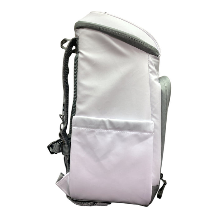 Igloo "Marine" 30-Can Capacity Soft-Side Backpack Cooler, White/Cool Grey
