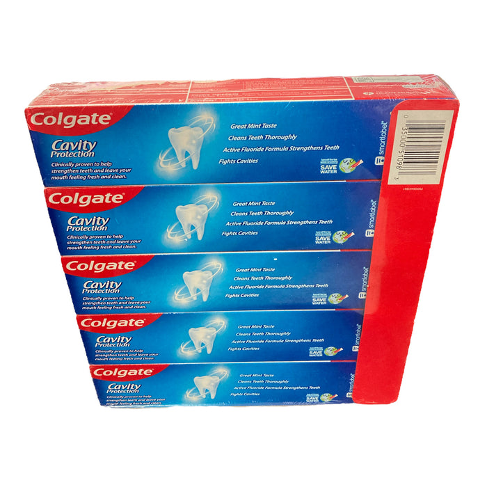 Colgate Cavity Protection Toothpaste w/ Fluoride, Regular Flavor (8 oz., 5 pk.)