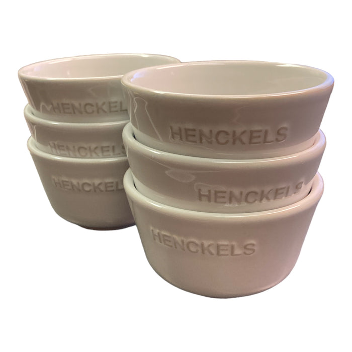 Henckels Ceramics 6-pc Round Ramekin Set - White