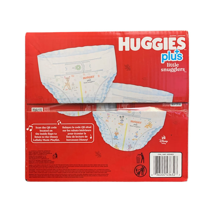 Huggies Plus Little Snugglers Diapers Size 1 (Up to 14lbs), 192 Count