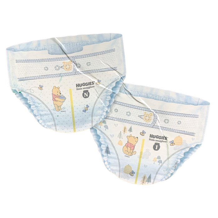 Huggies Little Snugglers Diapers, Sizes NB (<10lbs, 174ct) & 1 (<14lbs 32ct.)