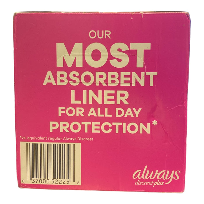 Always Discreet Plus Liners, Very Light Absorbency, Long Length (132 ct.)