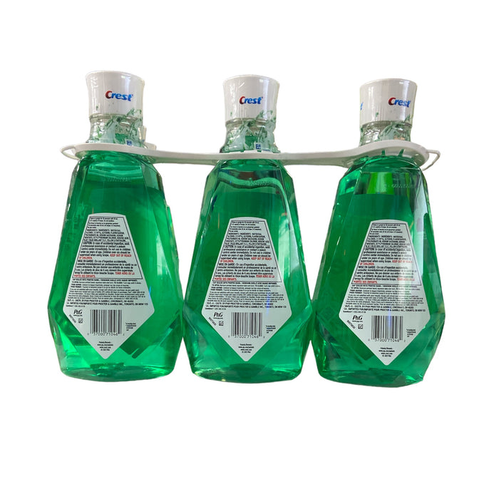 Crest Scope Outlast Mouthwash, Fresh Mint, 33.8 fl oz., 3 pk./1L