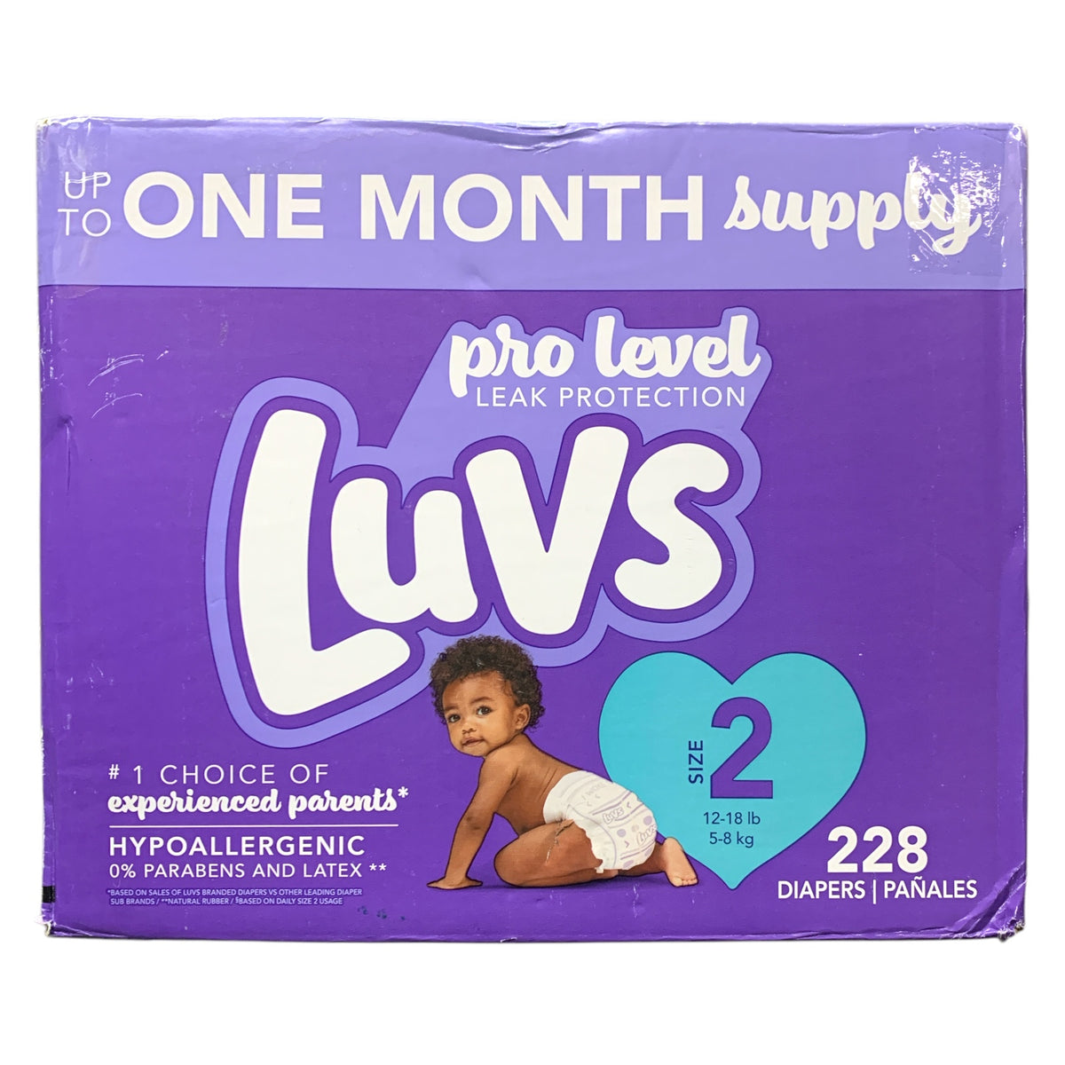 Luvs Size 4 Diapers 112 Count - Pro Level Leak Protection With Nightlock Technology For Overnight Use