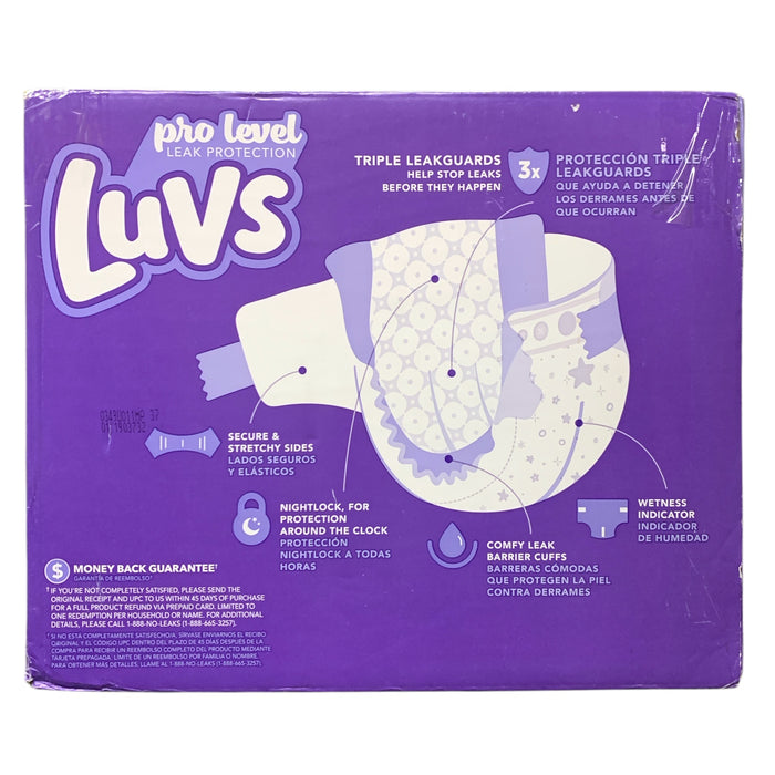 Luvs Pro Level Leak Protection Disposable Diapers, Size 2 (12-18lbs.), 228ct.
