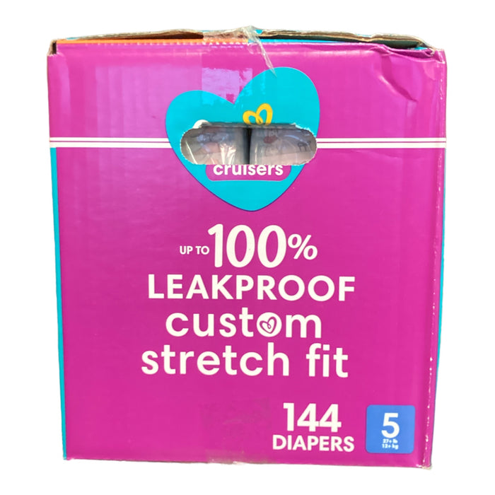 Pampers Cruisers Diapers - Size 5 (27+ Pounds) 144 Count