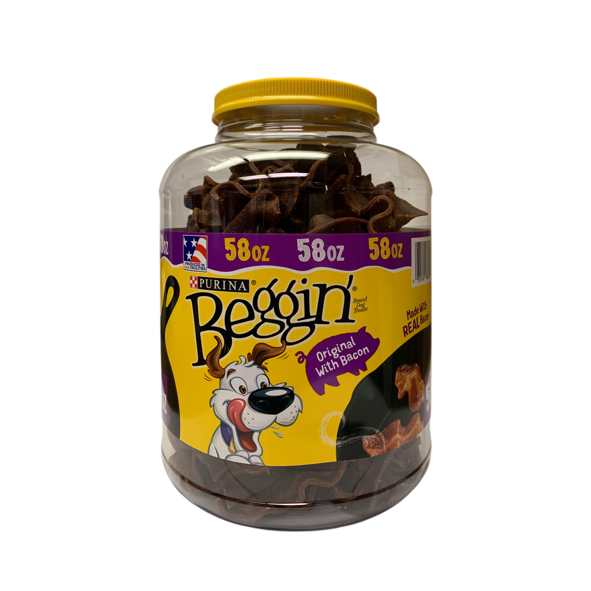 Purina Beggin' Brand Dog Treats, 58oz, Original with Bacon Flavored St ...