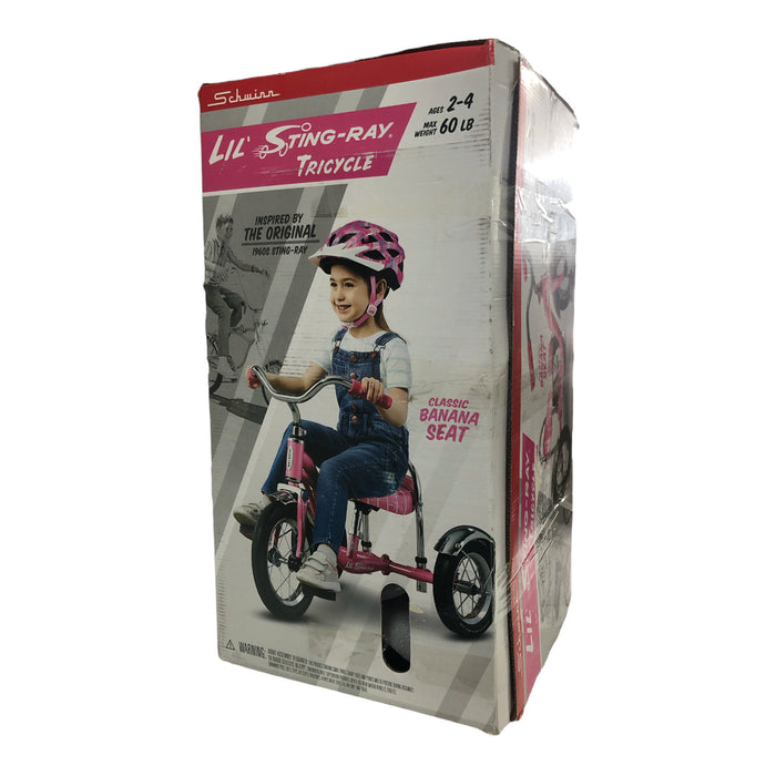 Schwinn Lil Sting-Ray Tricycle with Easy Assembly - Pink