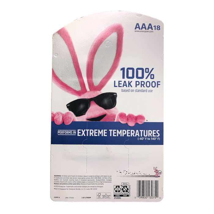 Energizer Ultimate Lithium Batteries, AAA, 18 Pack