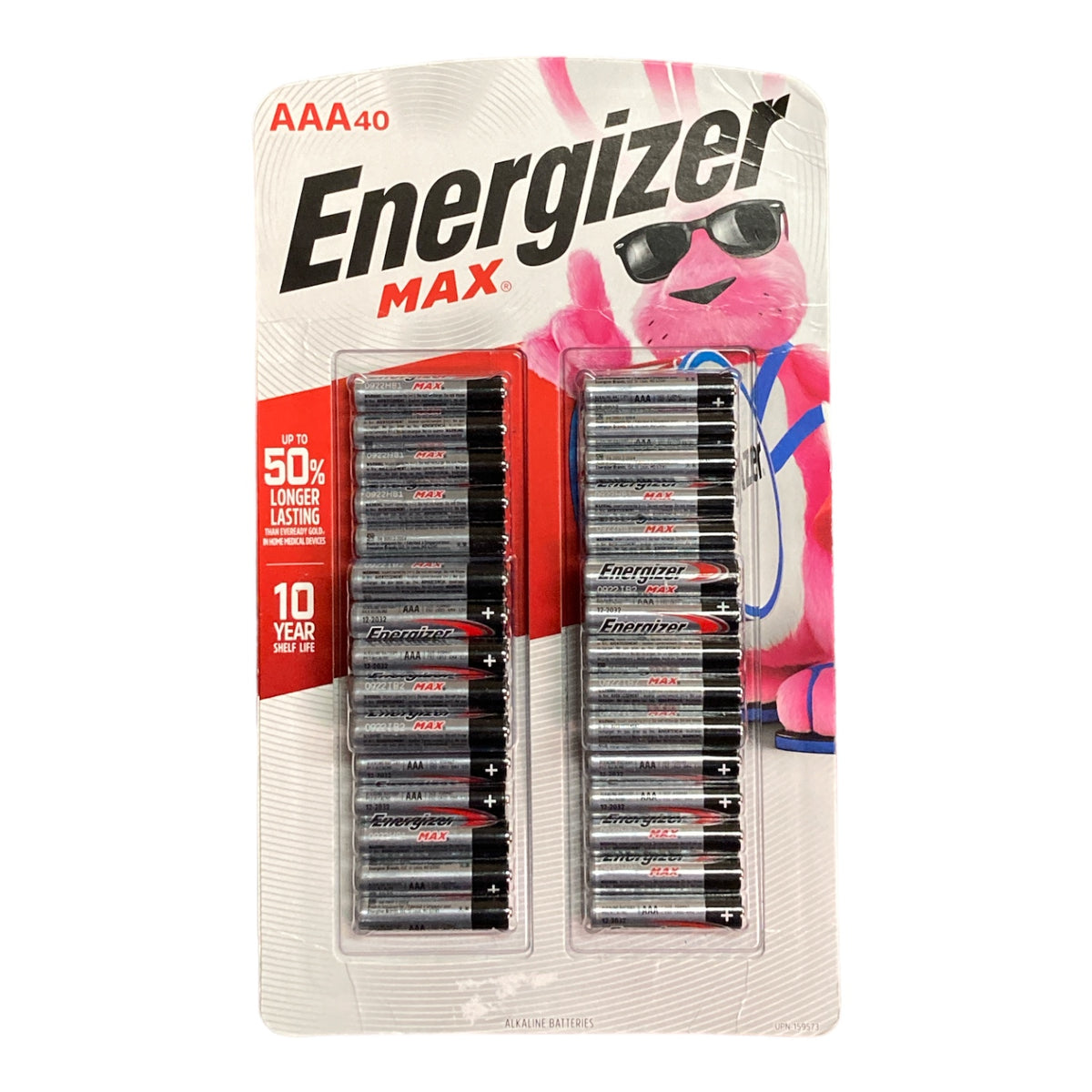 Energizer MAX AAA Batteries (40 Pack), Triple A Alkaline Batteries ...