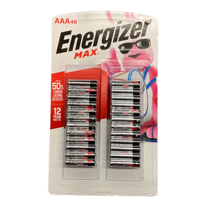 Energizer E92DP2-24 Alkaline Batteries AAA - 48 Pack