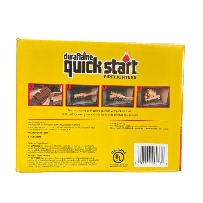 Duraflame quick start Firelighters,10 Packs of 4 (40 sticks)