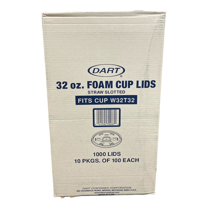 Dart Cold Cup Translucent Plastic Lids, Fits 32 oz. Foam Cups (1000 ct.)