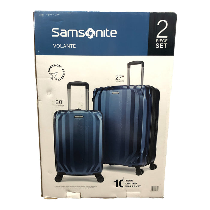 Samsonite Volante Hardside Spinner Luggage 2-Piece Set, Lagoon Blue