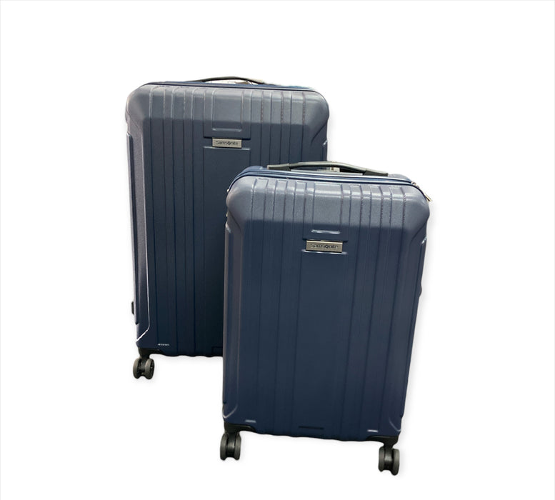 Samsonite New Castle Hardside Spinner Luggage 2-Piece Set, Midnight Navy