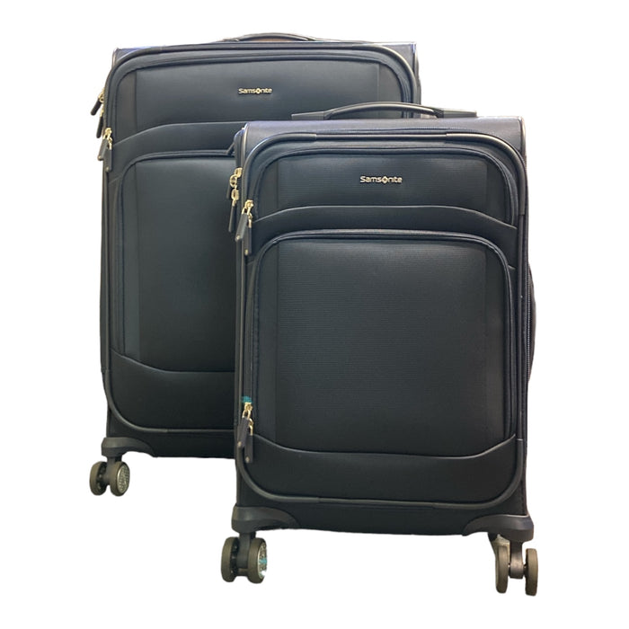 Samsonite Xpression 2-Piece Softside Spinner Luggage Set, Navy