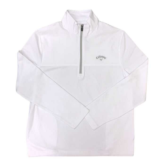 Callaway Men's Quarter Zip UPF 50 Collared Pullover w/ Pockets