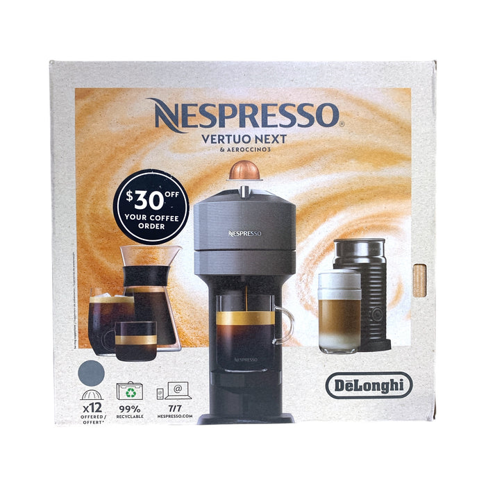 Nespresso Vertuo Next Coffee And Espresso Maker with Aeroccino 3 Milk Frother