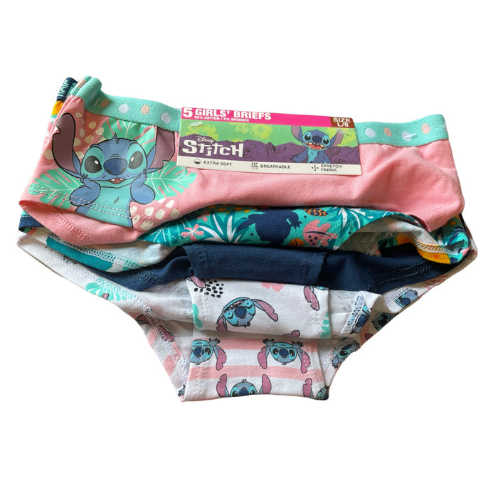 Disney's Lilo & Stitch 5pk Girl's Underwear Brief's, Size L/8