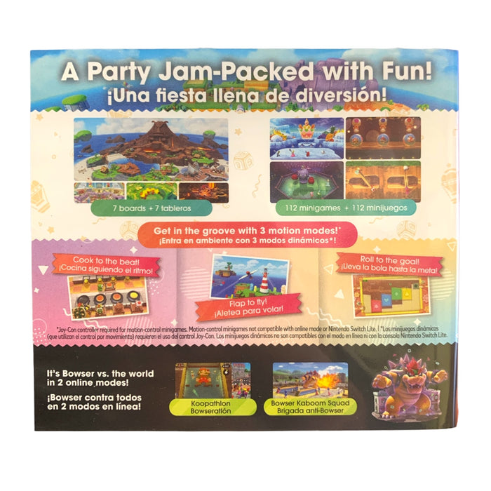 Super Mario Party Jamboree for the Nintendo Switch, ESRB Rating: E, Multiplayer