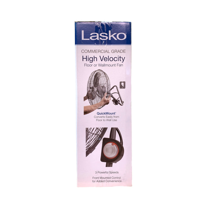 Lasko Max Performance 20" High Velocity Floor or Wallmount Fan