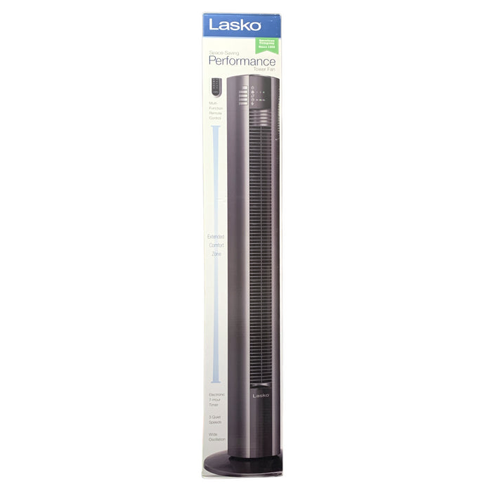 Lasko 48" Space-Saving Performance Tower Fan with Multi-Function Remote Control