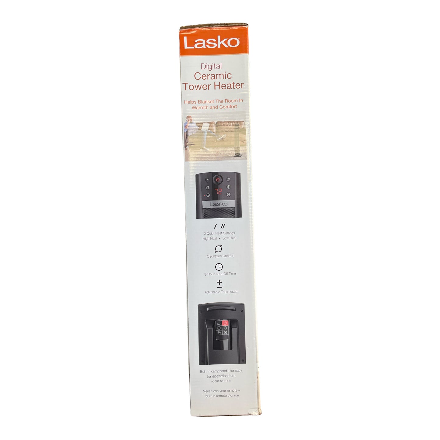 Lasko 32" Ceramic Tower Heater with Remote Control, CT32791