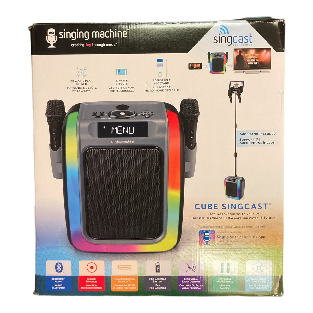 The Singing Machine Cube Casting Karaoke — Ewirelessgear